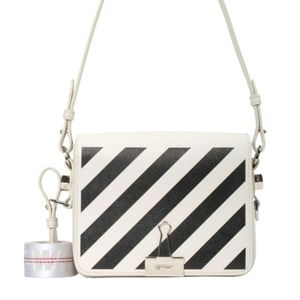 Off-White White Binder Clip Bag